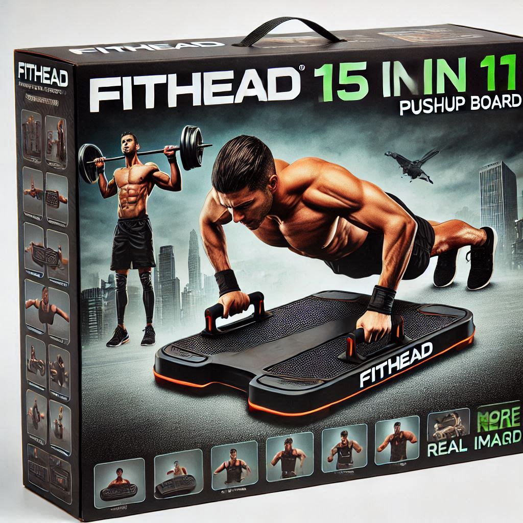 Buy FitHead 15 in 1 Pushup Board for Strength Training