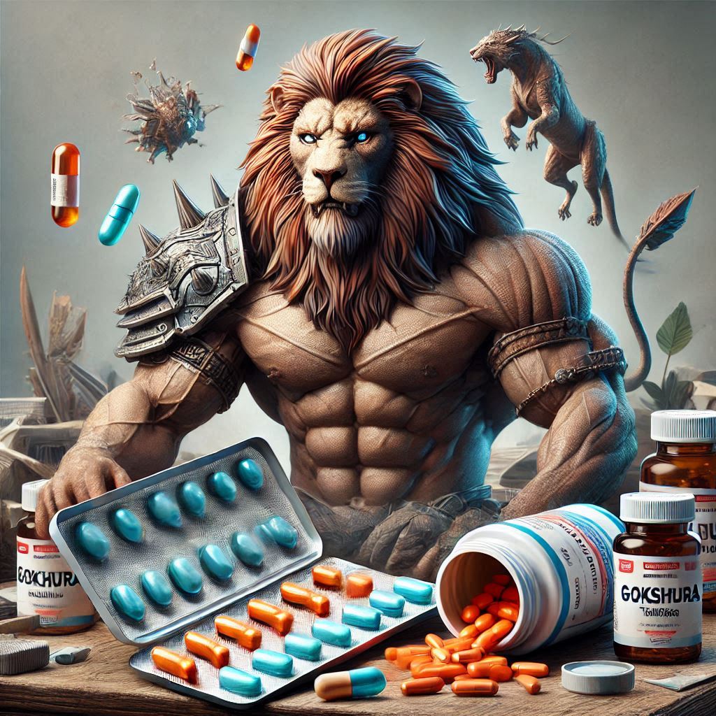 Buy Rasayanam Tribulas Gokhru-60 Gokshura Tablets 1000mg