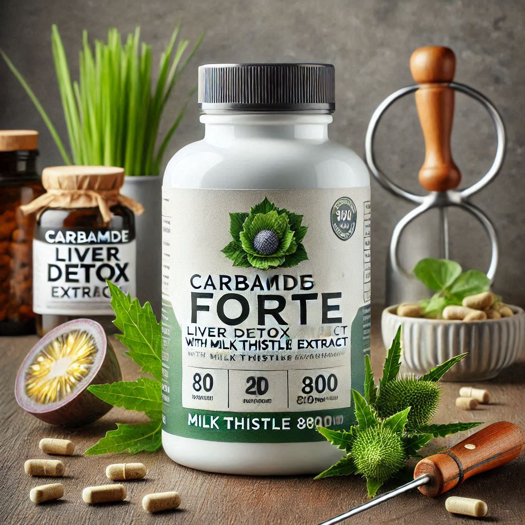 Carbamide Forte Liver Detox Supplement with Milk Thistle Extract 800mg