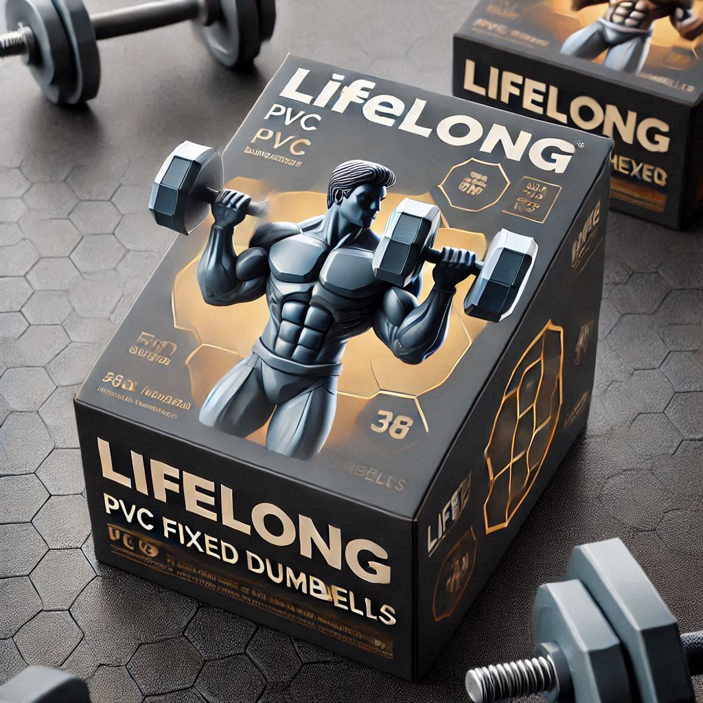 Lifelong PVC Hex Fixed Dumbbells Online at Best Price