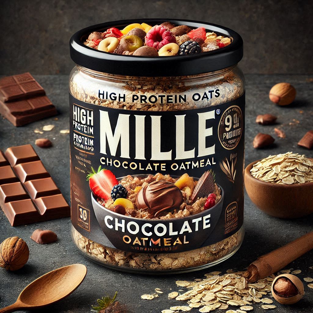 Mille Chocolate Oatmeal with Fruit & Nuts | High PROTEIN Oats