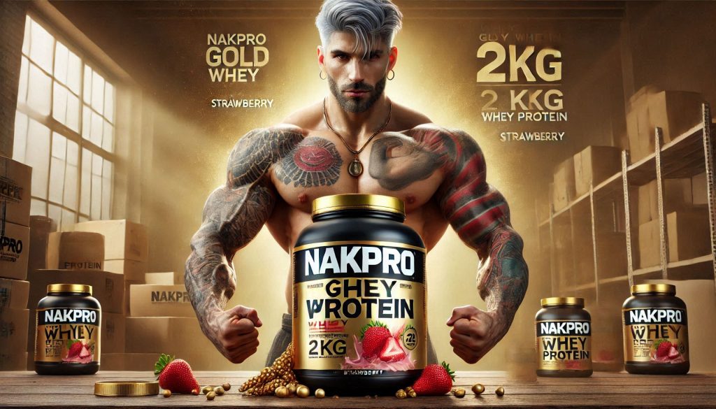 NAKPRO Gold Whey Protein 2kg | Strawberry Online at Best Price