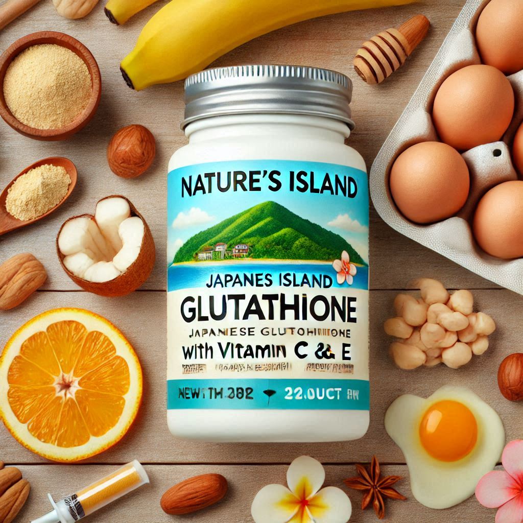 Nature’s Island Japanese Glutathione with Vitamin C & E