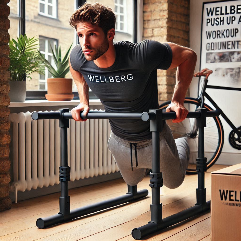 WELLBERG Push Up Bars WORKOUT Equipment Fitness 