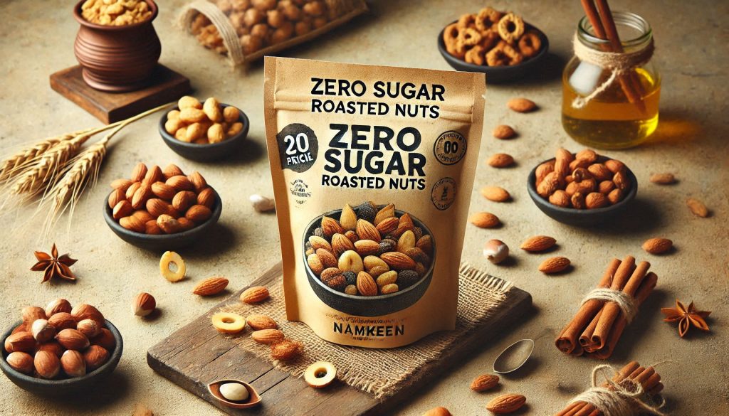 Zero Sugar Roasted Nuts Namkeen at Best Price