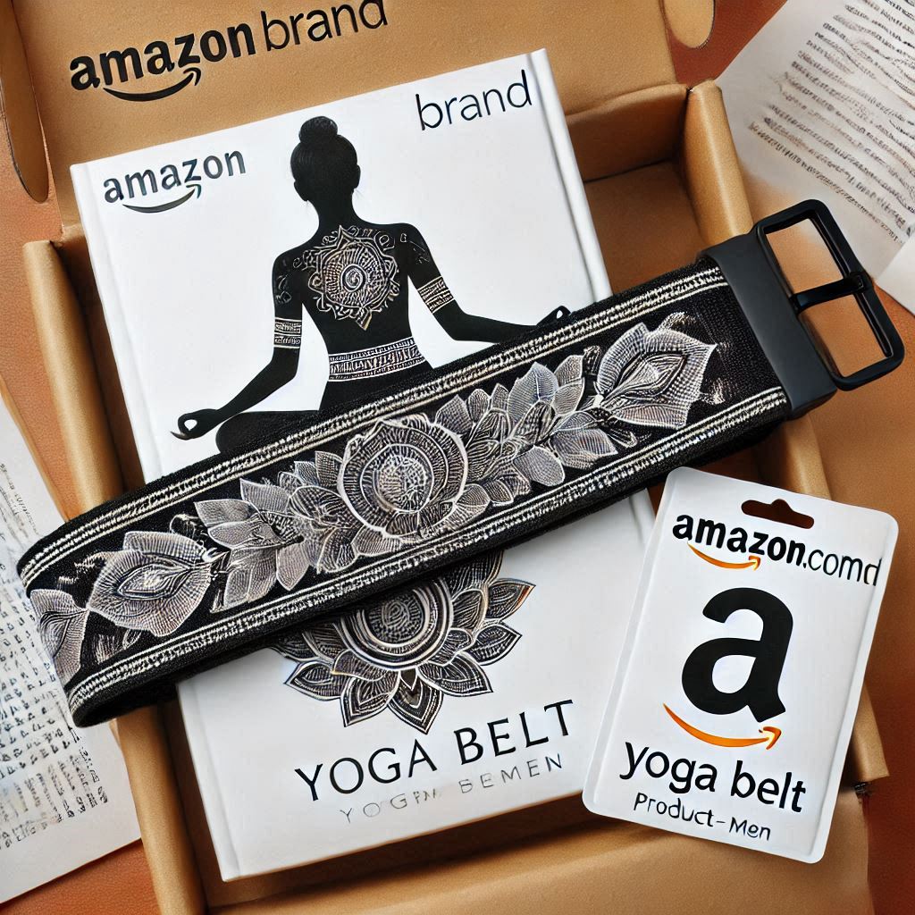 Amazon Brand – Symactive Yoga Belt for Women/Men