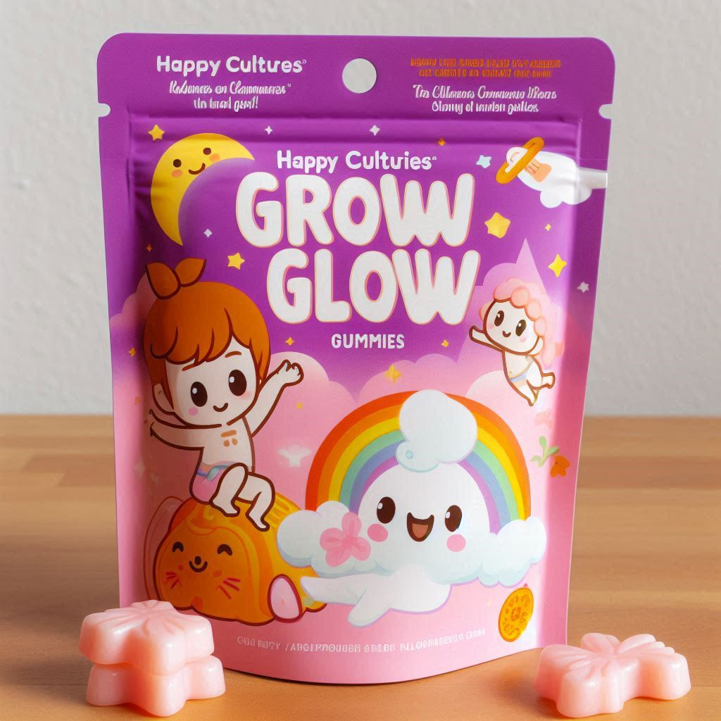 Happy Cultures Grow and Glow Gummies 