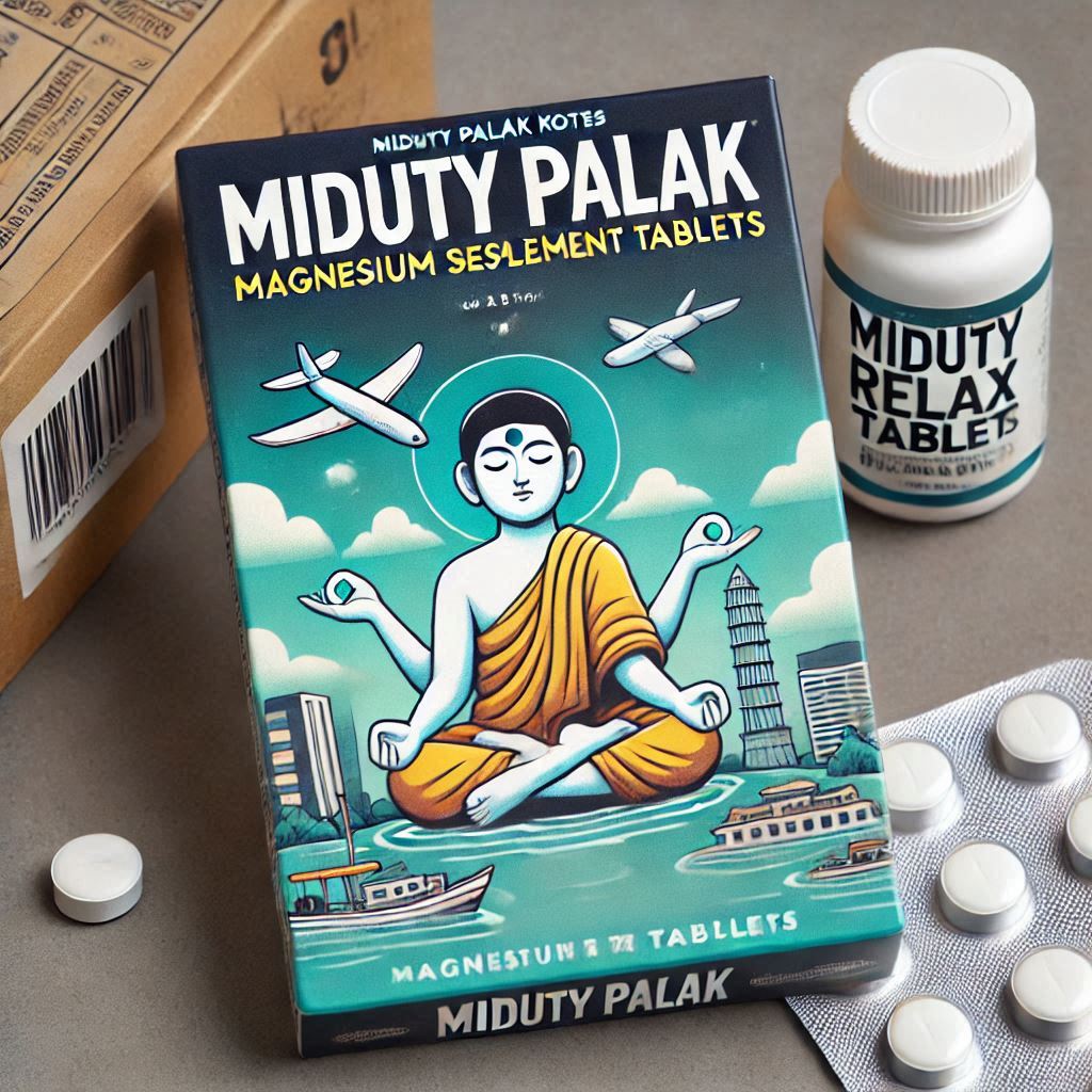 Miduty Palak Notes Magnesium Relax Supplement Tablets