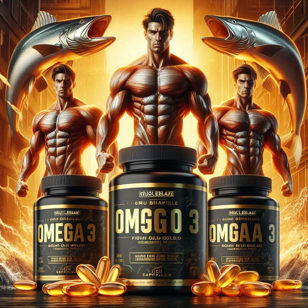 MuscleBlaze Omega 3 Fish Oil Gold (60 Capsules)