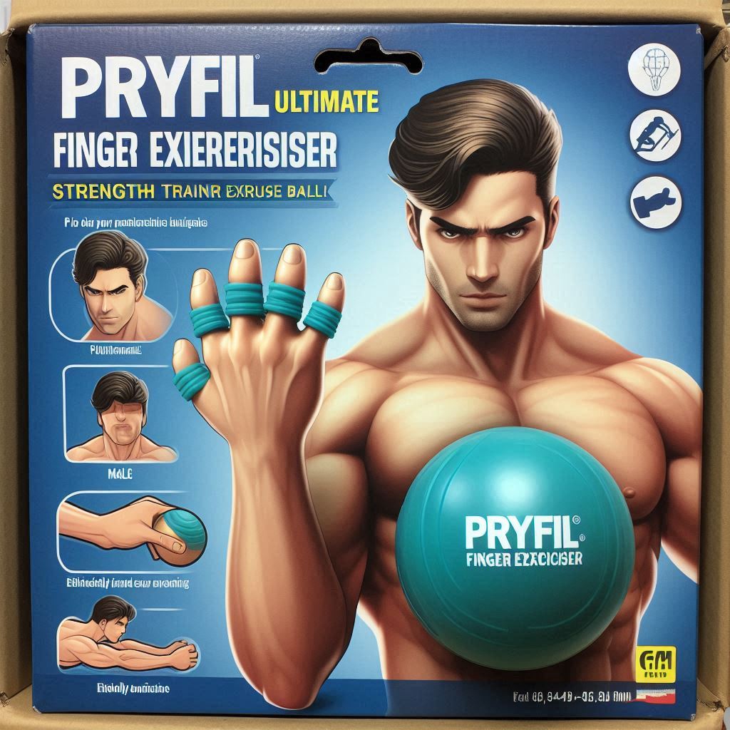 PRYFIL Ultimate Finger Exerciser Strength Trainer Exercise Ball 