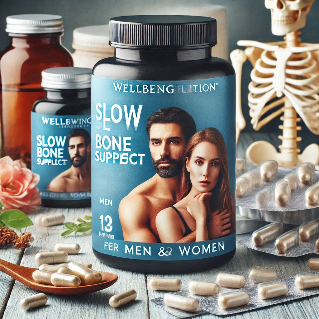 Wellbeing Nutrition Slow Bone Support Capsule for Men and Women