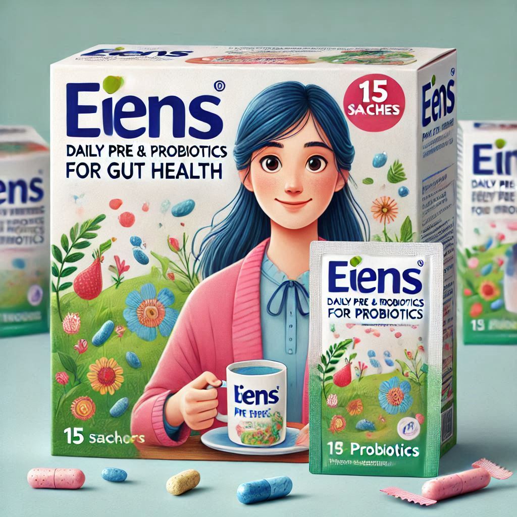 iens By Dabur Daily Pre & Probiotics For Gut health – 15 Sachets